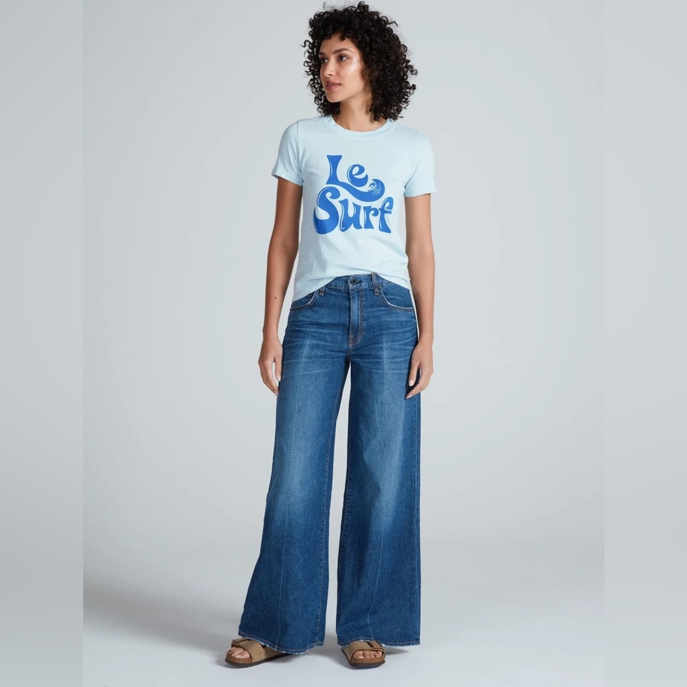 ASKK NY Atomic Wide Leg Feather Weight Jean In Gunnison New With Tag 🏷️